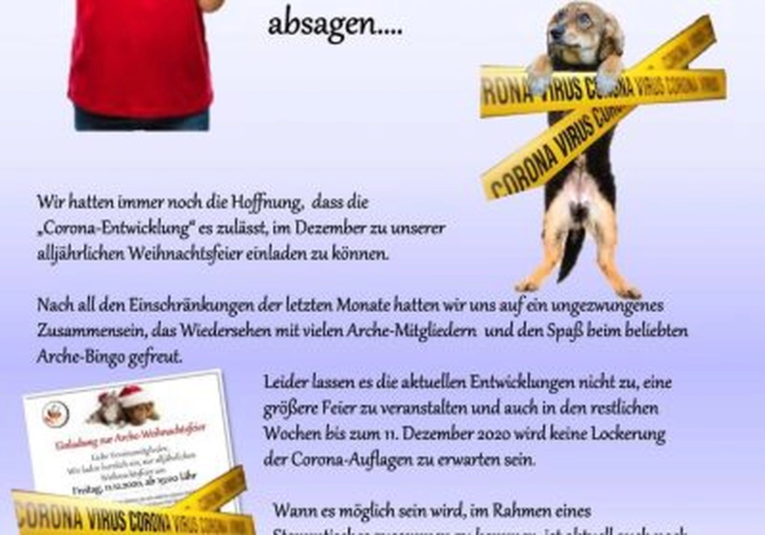 Tierschutzorganisation Arche 90 e.V. - Gutschein