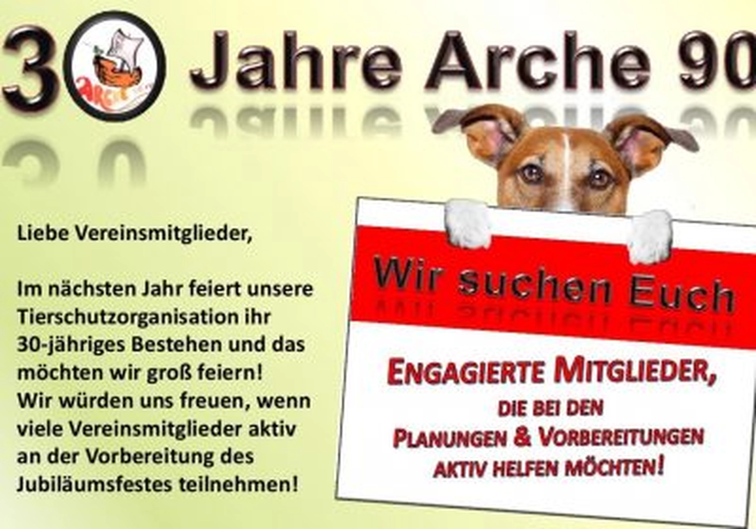 Tierschutzorganisation Arche 90 e.V. - Gutschein