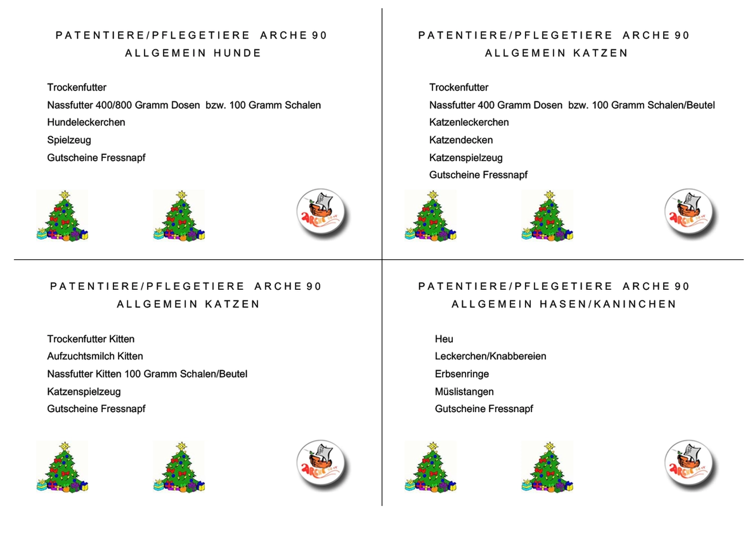 Tierschutzorganisation Arche 90 e.V. - Patentiere Dokument
