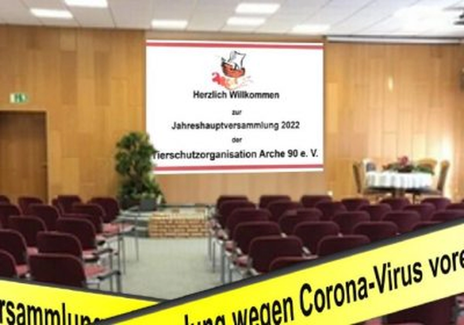 Tierschutzorganisation Arche 90 e.V. - Jahreshauptversammlung Zimmer