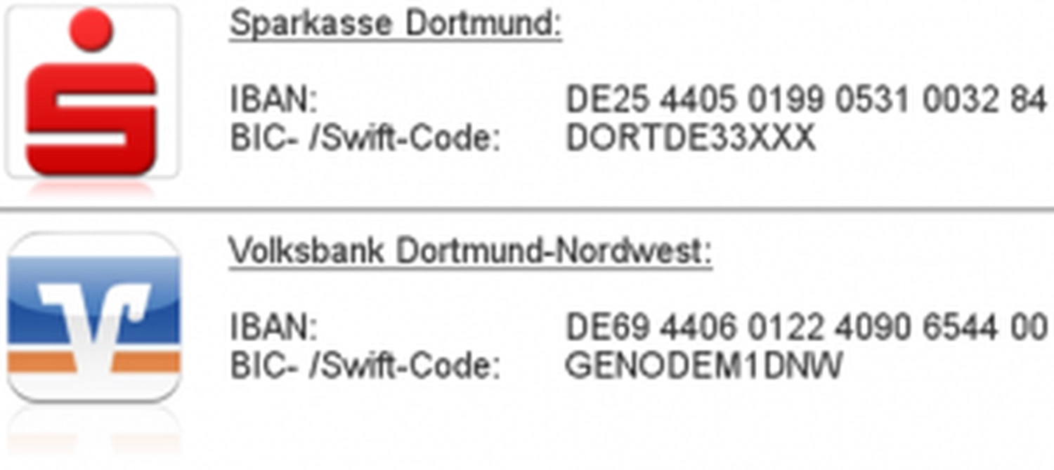 Tierschutzorganisation Arche 90 e.V. - Bankverbindung